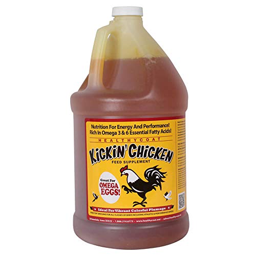Gallon Healthy Coat Chicken Feed Supplement: Plumage, Skin, Molting, Egg, Immune System, Energy