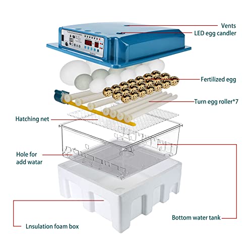 Vevitts 36 Eggs Incubator with Automatic Turner