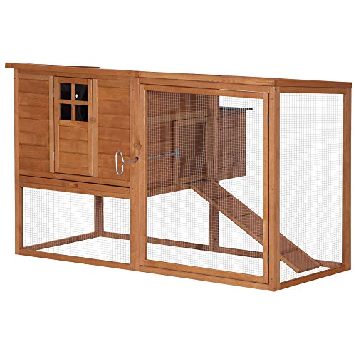 Large Wooden Chicken Coop With Run and Nesting