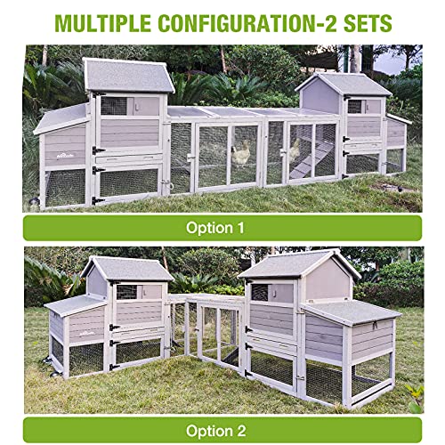 Mobile Multi-Level Chicken Coop for 3-5 Chickens