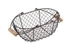 10" Oval Wire Basket - Vintage Style - Trademark Innovations