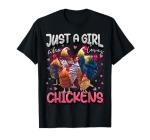 Cute T-Shirt for Chicken Lovers and Farmers