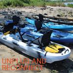BKC UH-PK14 14ft Tandem Fishing Pedal Drive Kayak