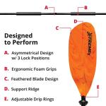 SeaSense X-TREME II 96-Inch Kayak Paddle