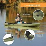 Lifetime Weber Fishing Kayak, Light Olive, 11' Sit-On Top