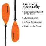 SeaSense XTreme 2 Kayak Paddle, 84 Inch, Orange-Yellow