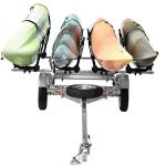 Malone Auto Racks MicroSport 4-Boat FoldAway-J Trailer