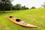 Old Modern Handicrafts Wooden Kayak for 2 People