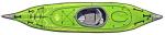 AdvancedFrame Convertible Inflatable Kayak - Green
