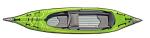 AdvancedFrame Convertible Inflatable Kayak - Green