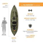 Lifetime Tamarack Angler Kayak, Olive, 120