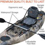 BKC FK285 Solo Sit-On-Top Kayak with Accessories