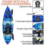 BKC FK184 9' Solo Fishing Kayak With Seat