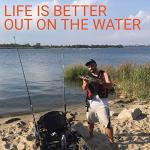 BKC PK11 Angler 10.5ft Solo Fishing Kayak