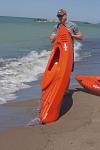 Emsco Group ESP Tiger Shark Sit-In Kayak with Dry-Ride Wave Breaker Design