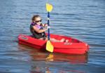 Sun Dolphin 52210 Bali Kayak, 6-Feet in Red