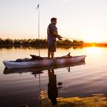 Stealth Pro Angler 118 Fishing Kayak, Trooper Camo