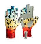 Rainbow #2 Trout Sun Gloves for Kayaking - Lg/XL