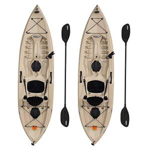 Set of 2 Lifetime Tamarack Angler 100 Fishing Kayaks