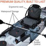 BKC UH-RA220 11.5 ft Angler Sit-On-Top Kayak