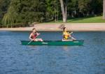 SUNDOLPHIN Sun Dolphin Mackinaw Canoe (Green, 15.6-Feet)