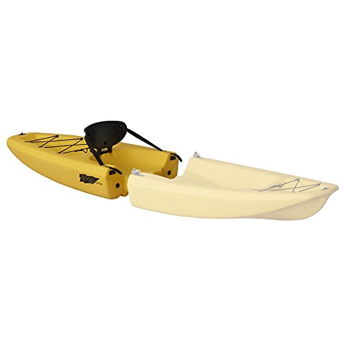 Snap Kayaks USA Modular Sit on Top Kayak (Yellow, Back Piece)