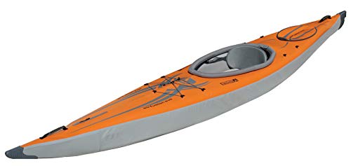 ADVANCED ELEMENTS AirFusion Evo Inflatable Kayak AE1042-O Inflatable Touring Kayak with Bag - 13' - 32lbs - Orange
