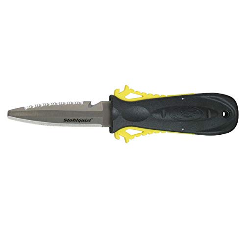 Stohlquist Squeeze Lock Knife, Yellow, One Size