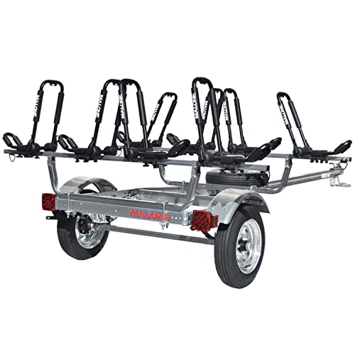 Malone Auto Racks MicroSport 4-Boat FoldAway-J Trailer