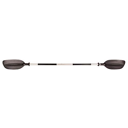 Carlisle Day Tripper Aluminum 2-Piece Kayak Paddle (Black/Silver)