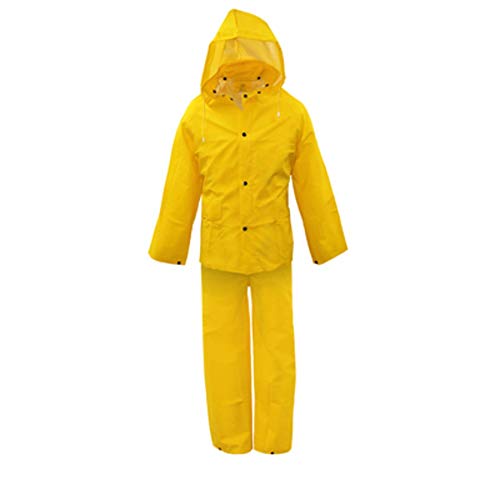 Yellow PVC Rain Suit for Kayaking - Extra Large