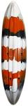Vanhunks Voyager Deluxe 12ft Kayak - Orange