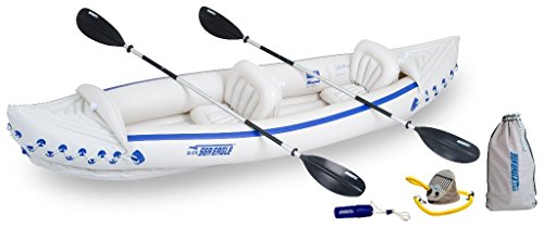 Sea Eagle SE370 Inflatable Sport Kayak Deluxe Package (Pack of 2)