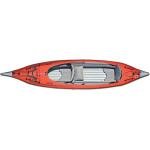 AdvancedFrame Convertible Inflatable Kayak - 15', Red