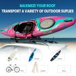 TOOENJOY 20.7"H Universal Lift Assist Kayak Carrier