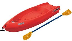 Sun Dolphin 52210 Bali Kayak, 6-Feet in Red