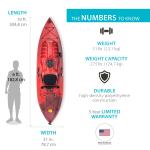 Lifetime Tamarack 10 ft. Fishing Kayak - Volcano Fusion