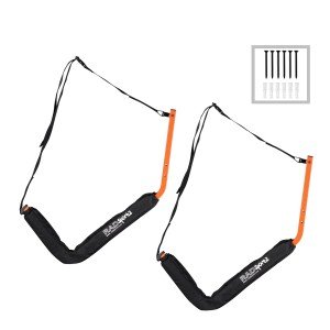 RAD Sportz Wall Hanger Pro Kayak and Stand Up Paddle Board Foam Padded SUP Rack
