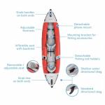 Intex Excursion Pro Inflatable Fishing Kayak, Pro Series