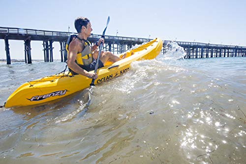 Ocean Kayak Frenzy 1-Person Sit-On-Top Recreational Kayak (Sunrise, 9 Feet)