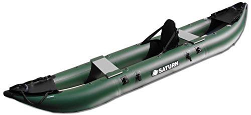 SATURN 13' Pro-Angler Fishing Inflatable Kayaks FK396. Great Inflatable Rubber Kayak for Fishing and Kayaking.