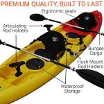 BKC TK181 Tandem Sit On Top Kayak with Accessories