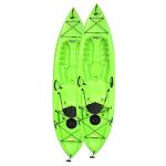 Tioga Sit-On-Top Kayak Set, Lime, 120" (2 Pack)