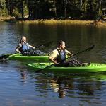 Tioga Sit-On-Top Kayak Set, Lime, 120" (2 Pack)