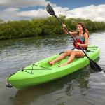 Tioga Sit-On-Top Kayak Set, Lime, 120" (2 Pack)