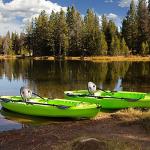 Tioga Sit-On-Top Kayak Set, Lime, 120" (2 Pack)