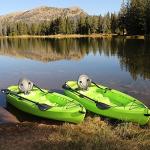 Tioga Sit-On-Top Kayak Set, Lime, 120" (2 Pack)