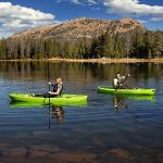 Tioga Sit-On-Top Kayak Set, Lime, 120" (2 Pack)