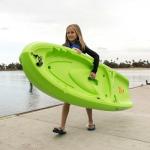 Lifetime 90765 Lime Green 6.5-Ft Youth Recruit Beginner Emotion Kayak with Paddle