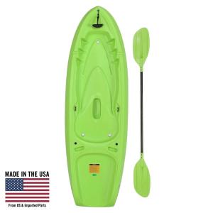 Lifetime 90765 Lime Green 6.5-Ft Youth Recruit Beginner Emotion Kayak with Paddle